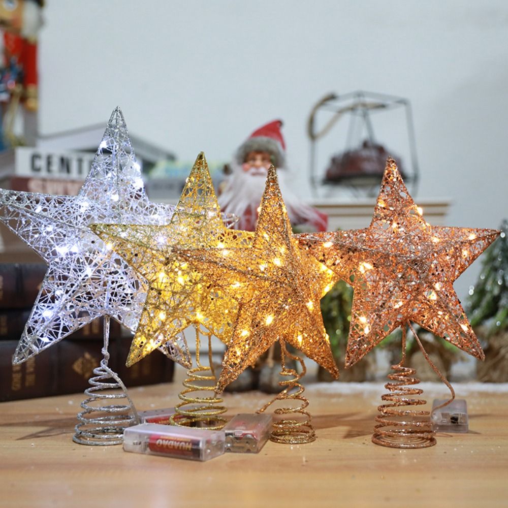 Star Tree Topper - Creative Five-pointed Star LED Christmas Tree