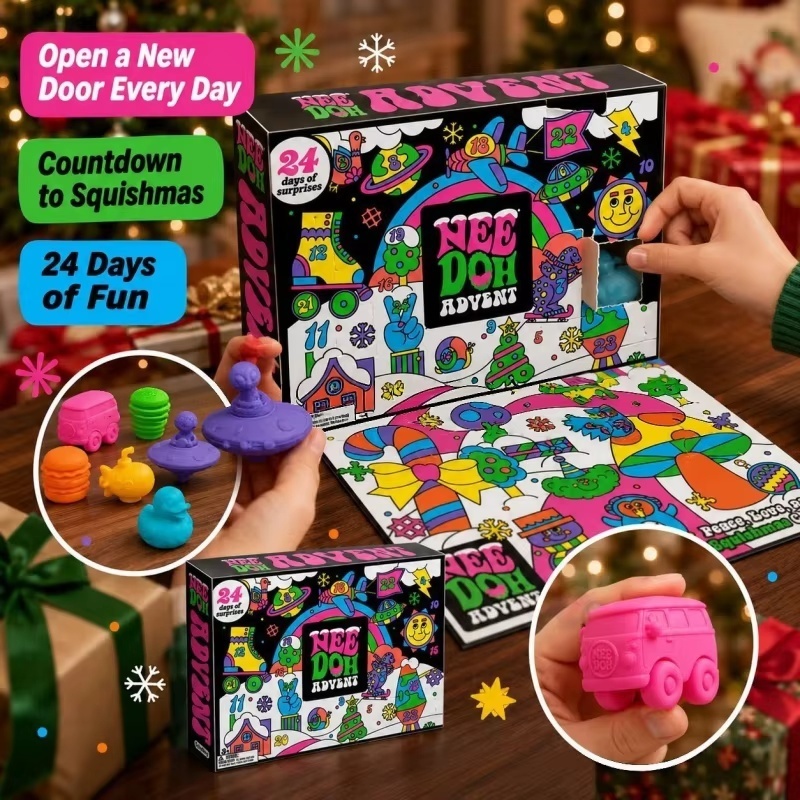 2026 New NeeDoh Christmas Adve - Advent Calendar Gift recension och pris