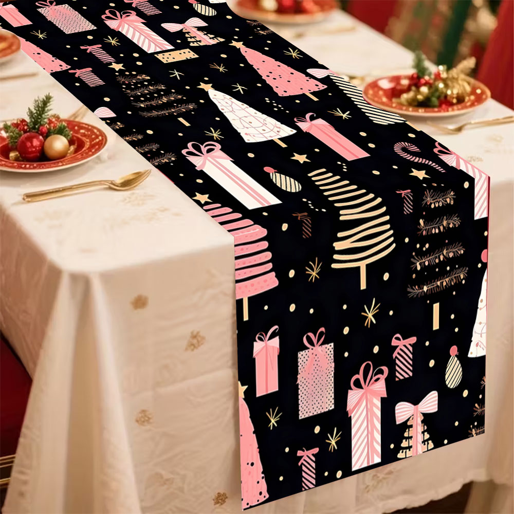 Christmas Table Runner Pink Xm - Christmas Table Runner recension och pris