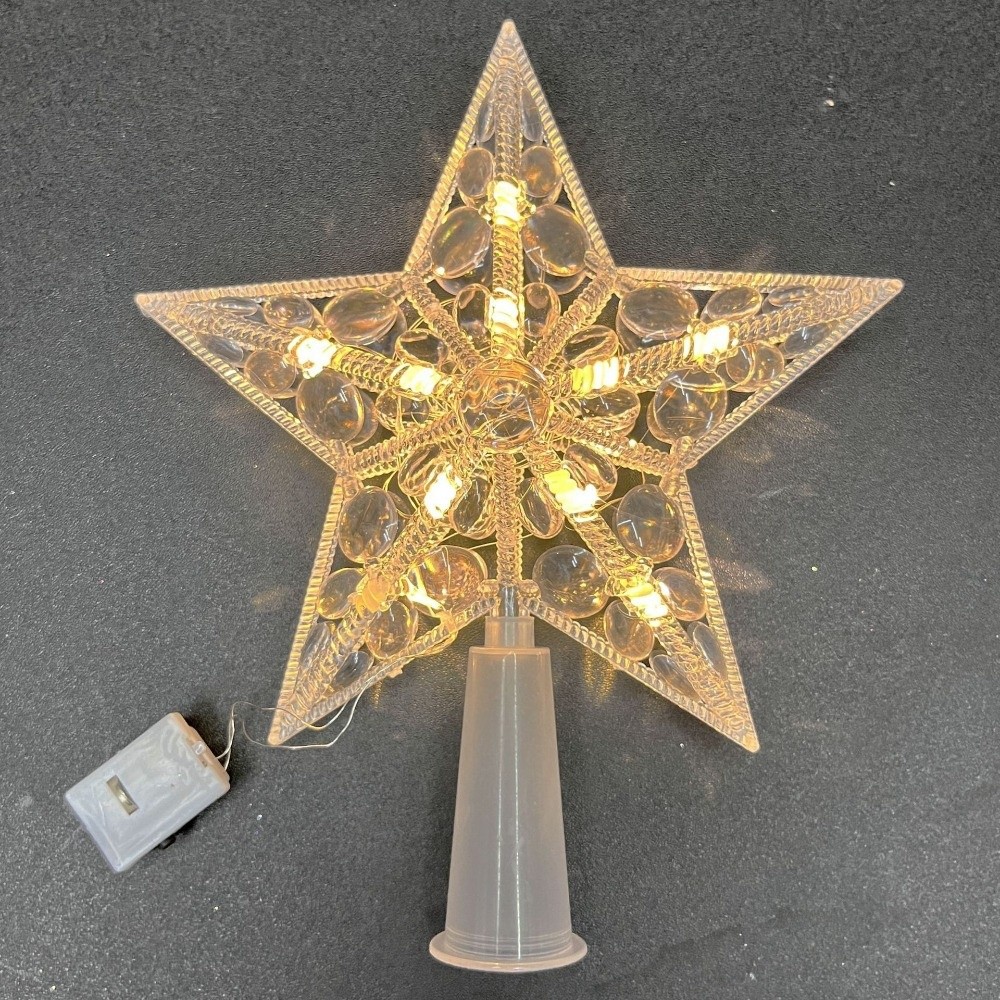 New Lighted Star Christmas Tre - Star Tree Topper recension och pris
