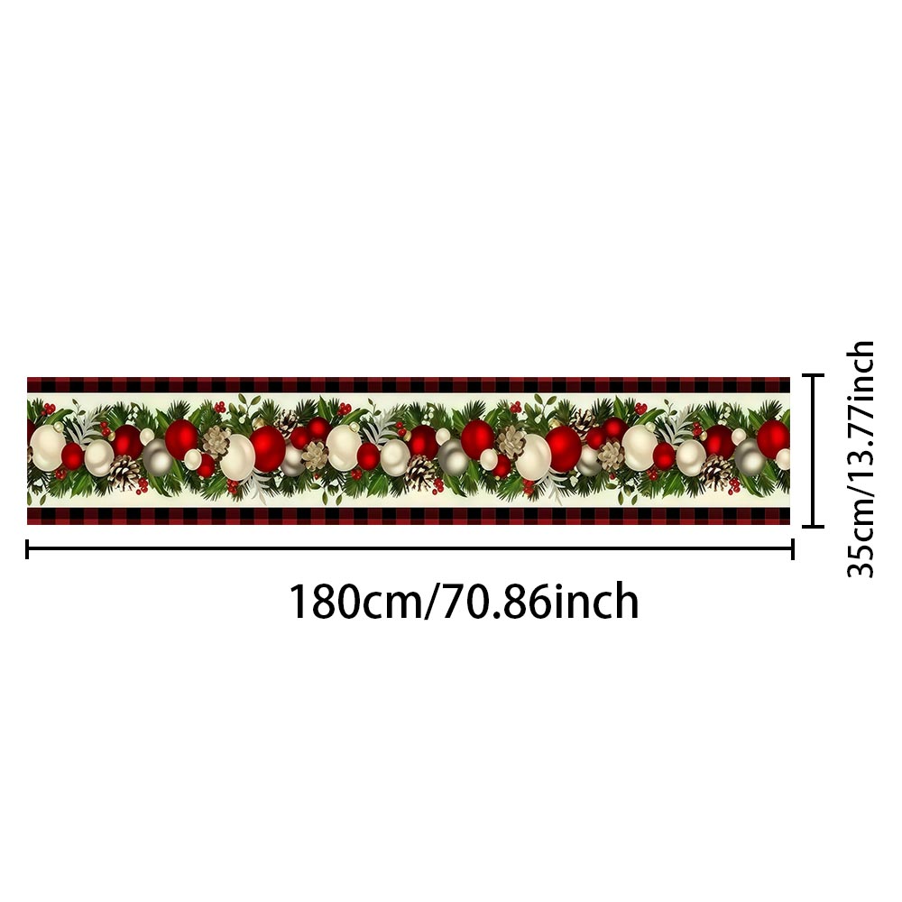 Christmas Table Runner Red Bla - Christmas Table Runner recension och pris