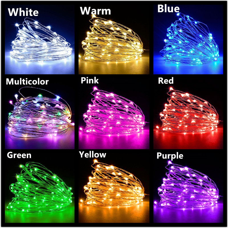 10M 5M 3M 2M Copper Wire LED T - Tinsel Garland Decoration recension och pris