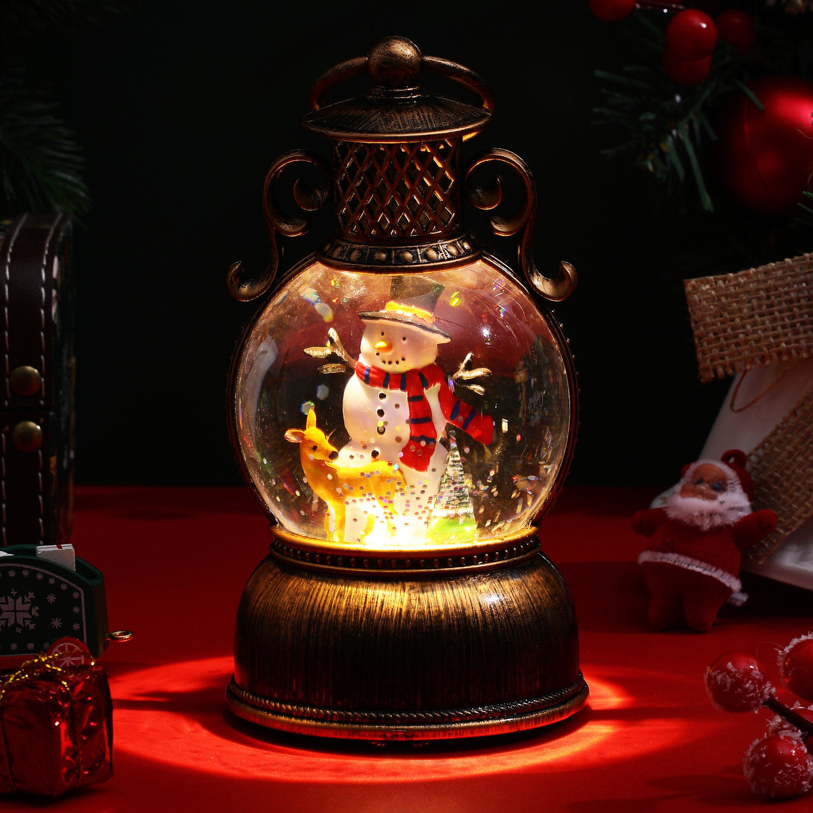Christmas Music Box Light Up G - Snow Globe Musical recension och pris