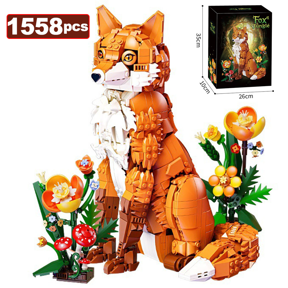 1558PCS MOC Jungle Fox Model B - Lego Set Creator recension och pris