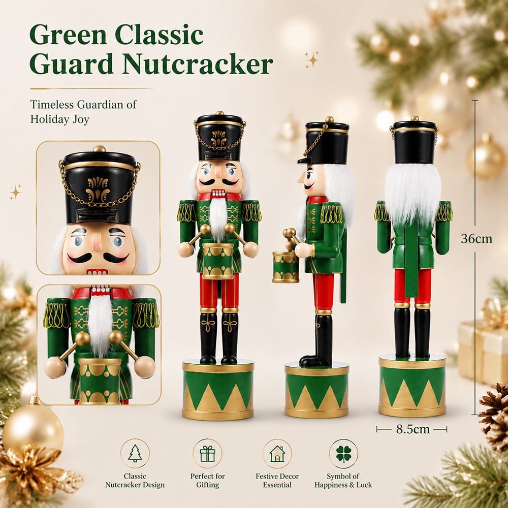 36CM Christmas Nutcracker New  - Nutcracker Figurine recension och pris