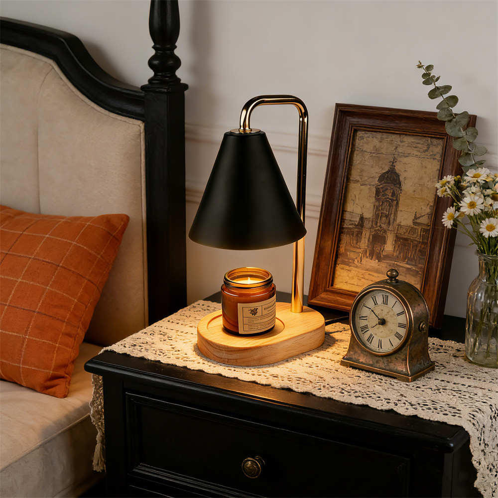 Black Candle Warmer Lamp with  - Holiday Candle Set recension och pris