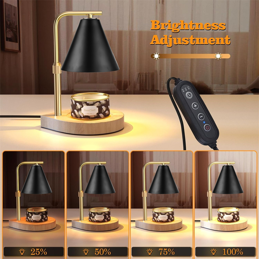 Black Candle Warmer Lamp with  - Holiday Candle Set recension och pris