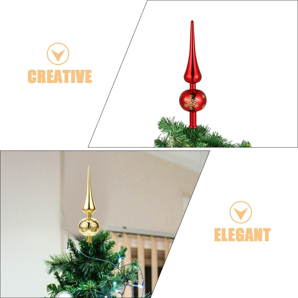 2Pcs Elegant Christmas Tree To - Star Tree Topper recension och pris