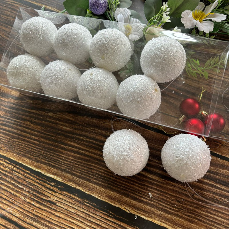 10pcs/set Christmas Bauble Bal - Star Tree Topper recension och pris