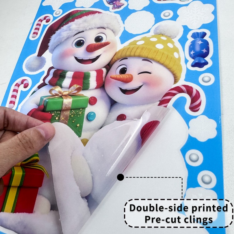 Christmas PVC Static Glass Sti - Snowflake Window Decal recension och pris