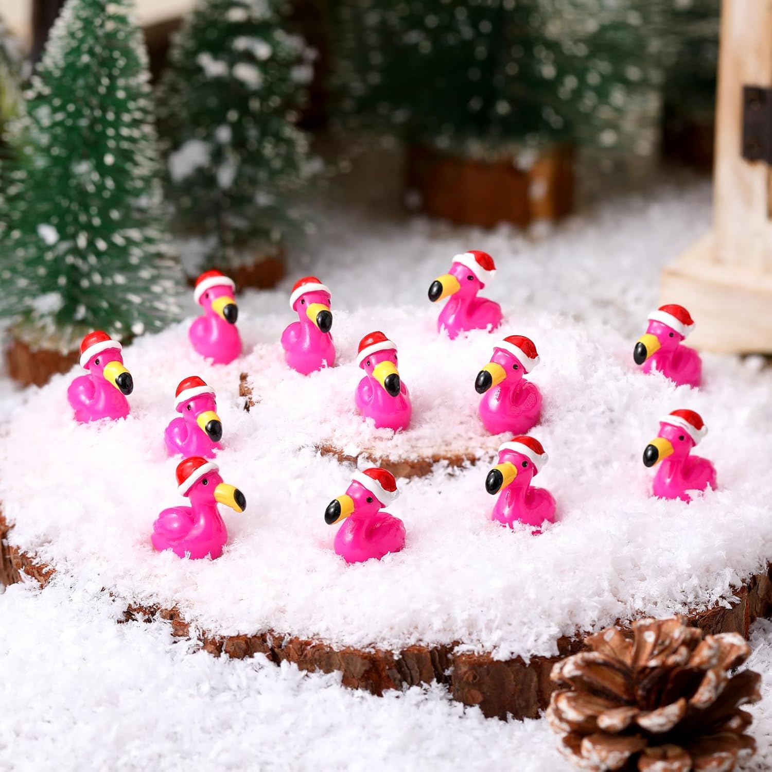 10/20PCS Mini Resin Hot Pink F - Nutcracker Figurine recension och pris