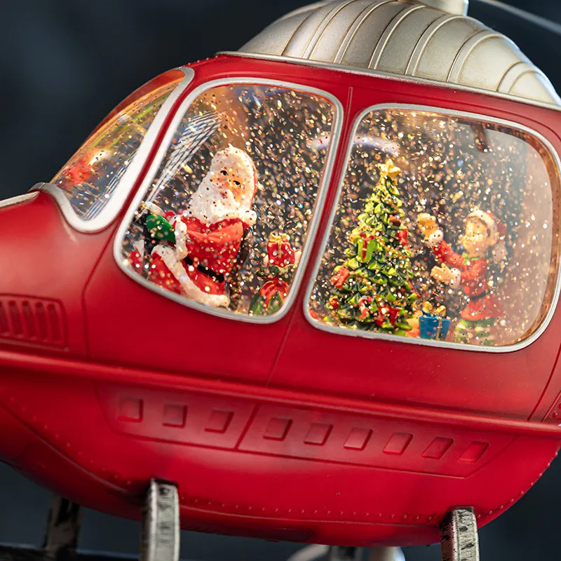 Rotating Helicopter Music Box  - Snow Globe Musical recension och pris