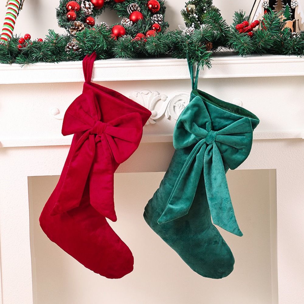 Velvet Christmas Stocking Larg - Christmas Stocking Hanging recension och pris