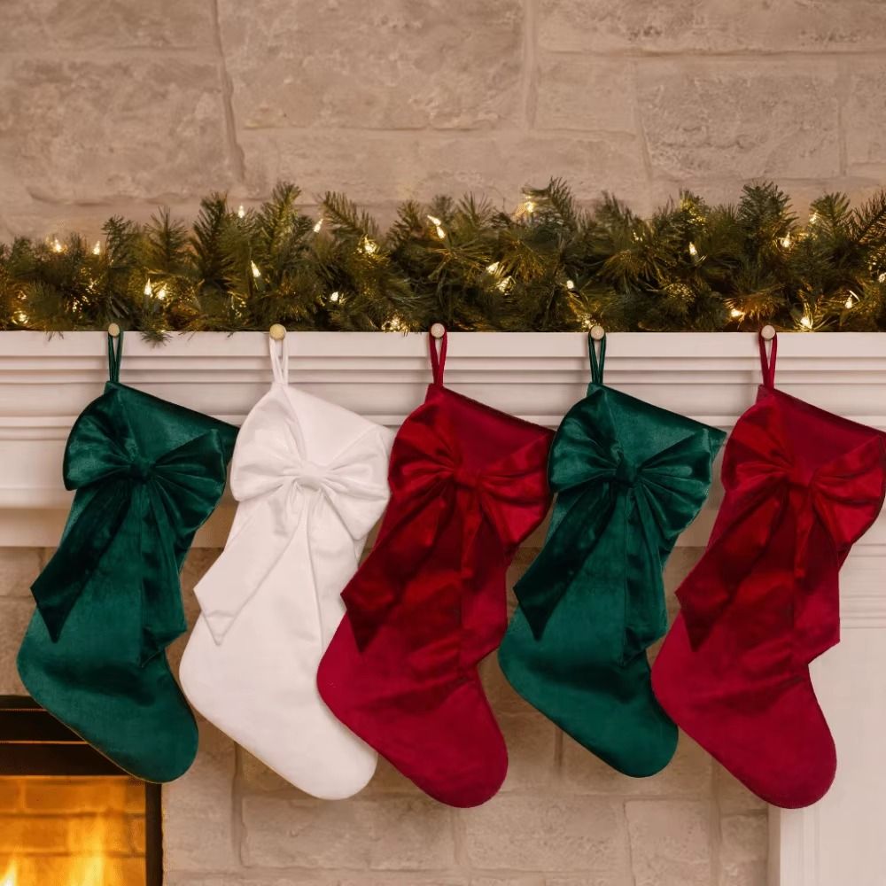Velvet Christmas Stocking Larg - Christmas Stocking Hanging recension och pris