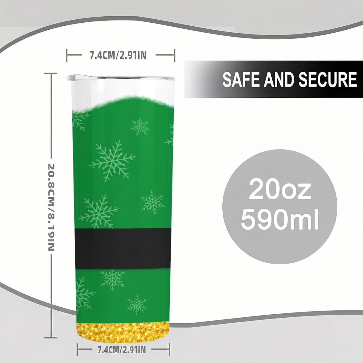 1pc 20oz Green Elf Costume Sno - Elf Costume Christmas recension och pris