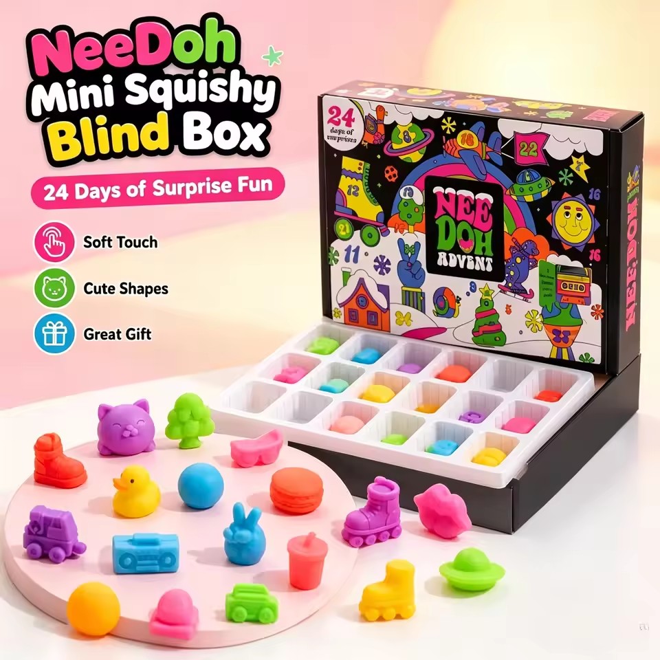 2026 NeeDoh Advent Calendar 3D - Advent Calendar Gift recension och pris